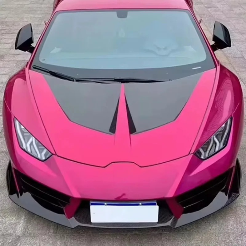 Car Parts 1016 Style Dry Carbon Fiber Bonnet Hood Engine Cover For Lambo Huracan LP580 LP610 Body Kit